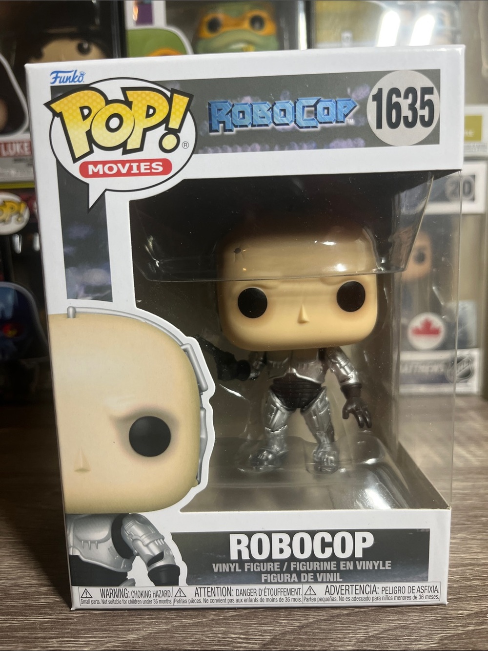 Funko Pop! Movies Robocop Vinyl Figure - Silver, Skin Tone
